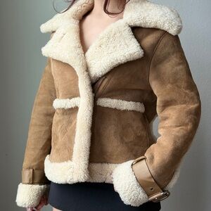 Allsaints Shearling Coat